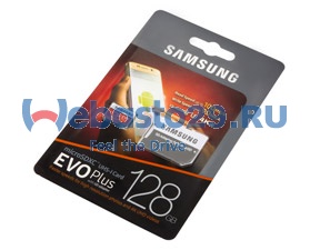 Samsung EVO Plus, microSD, 10 class, 128 Gb